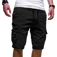 men jogger shorts cargo tactical army combat gym sports summer casual half pants