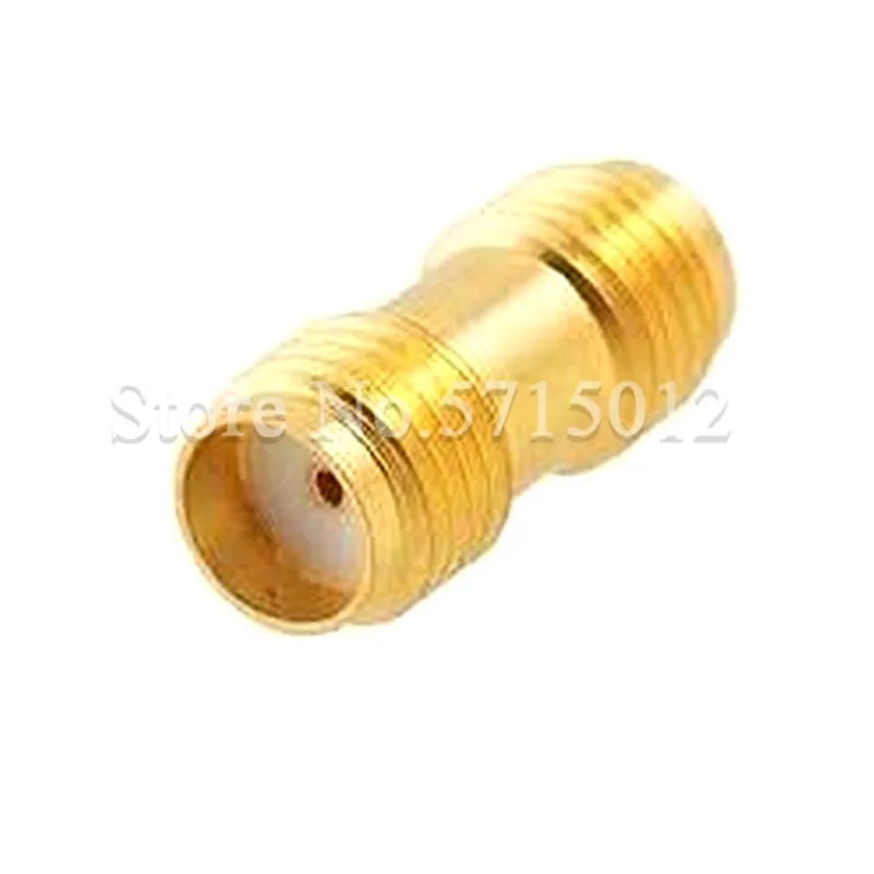 

3pcs SMA-KK Gold-plated Copper Adaptor Substitude SMA Double Famale Plug Straight Through RF Coaxial Adapter Connector