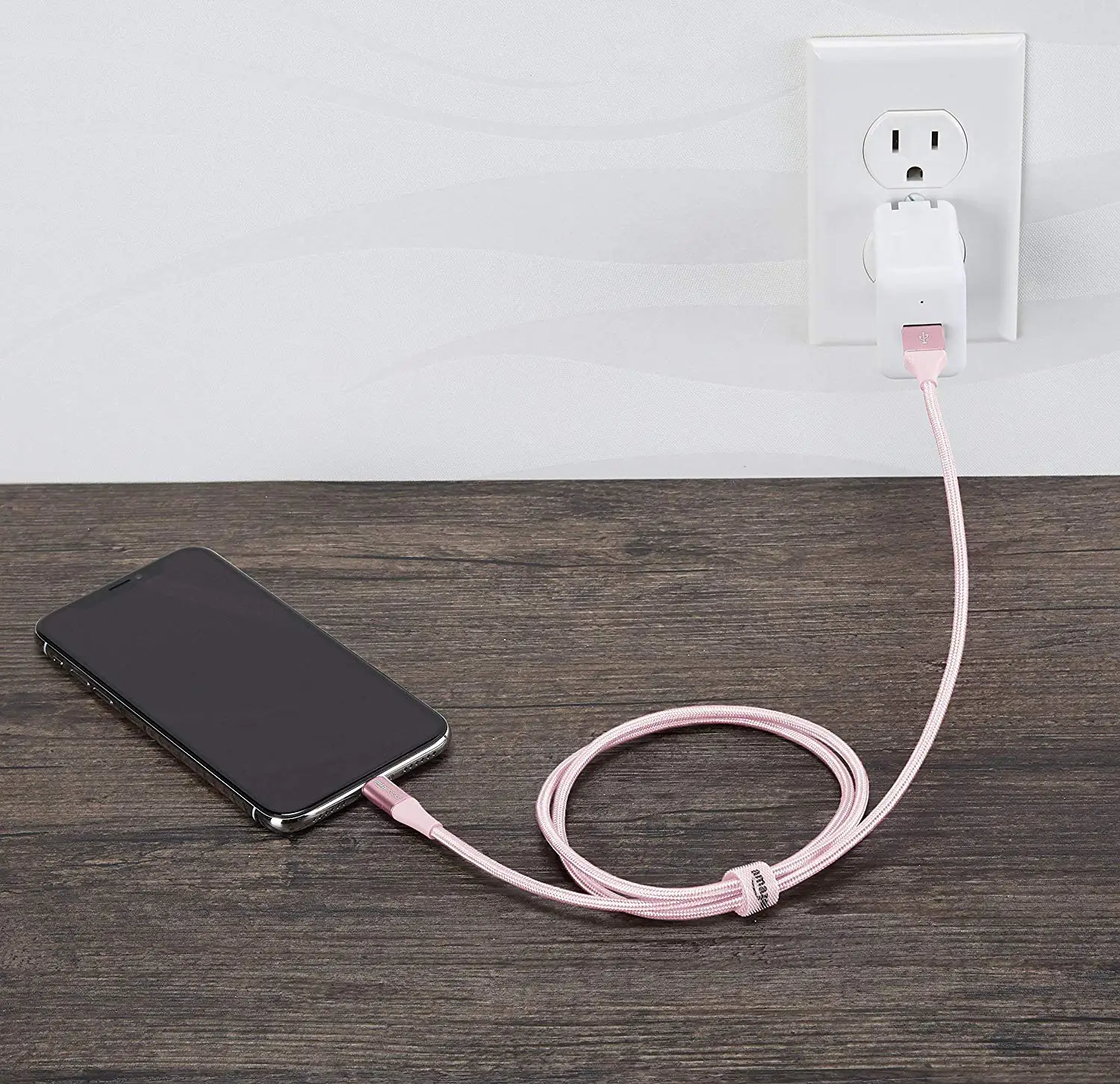 AmazonBasics двойной плетеный нейлоновый USB-кабель улучшенная коллекция