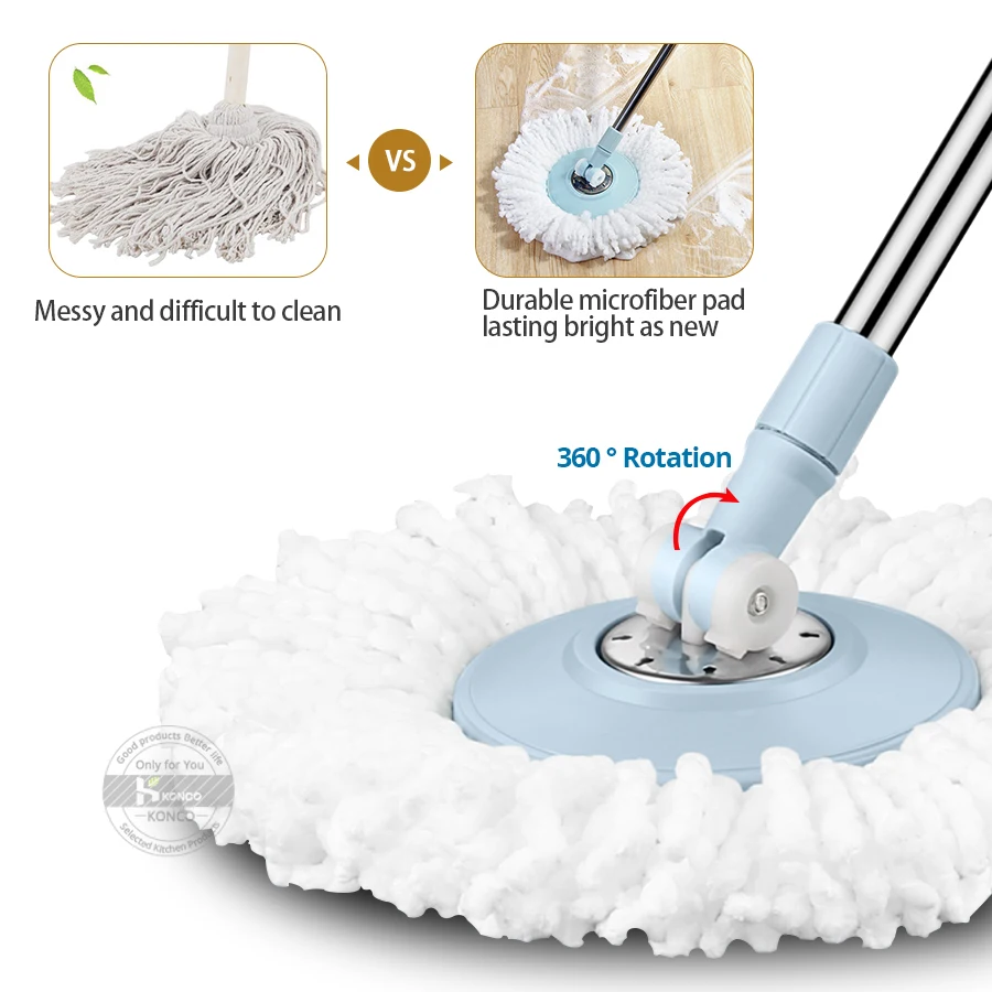 Швабра из микрофибры с вращающейся головкой 360 градусов|Швабры| |