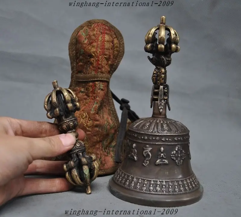 Статуя ремесла тибетская искусственная восемь сокровищ Ghanta Phurpa Храмовая