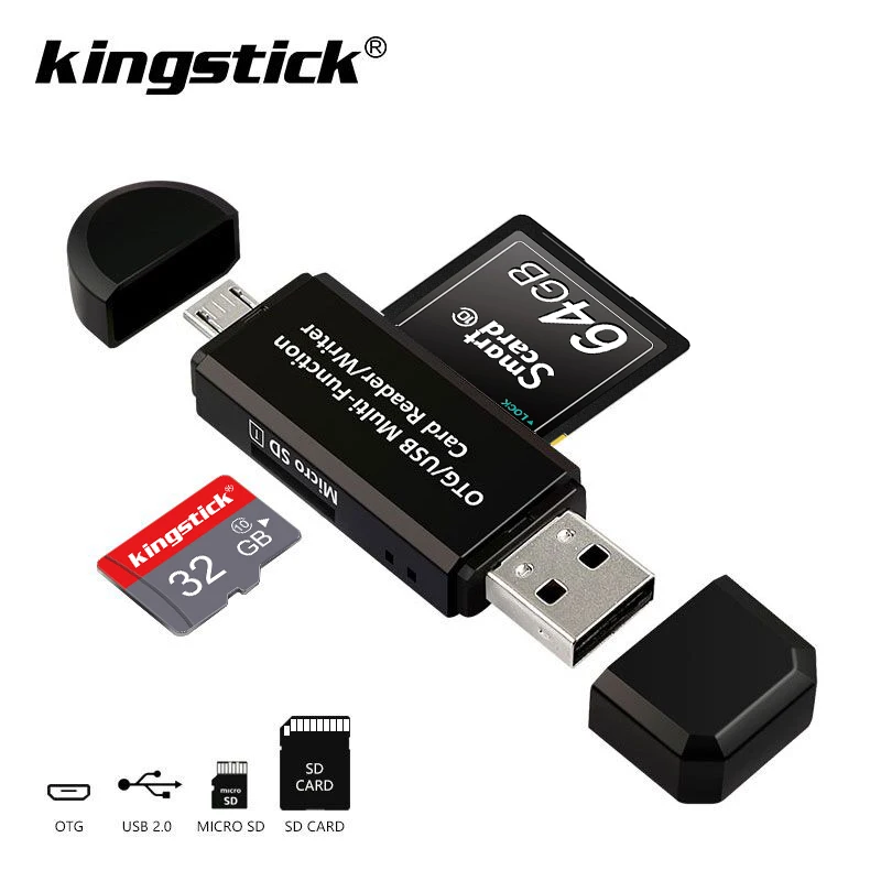 

High speed OTG Memory card micro sd card sd card reader micro usb flash card reading reader for Android free shipping