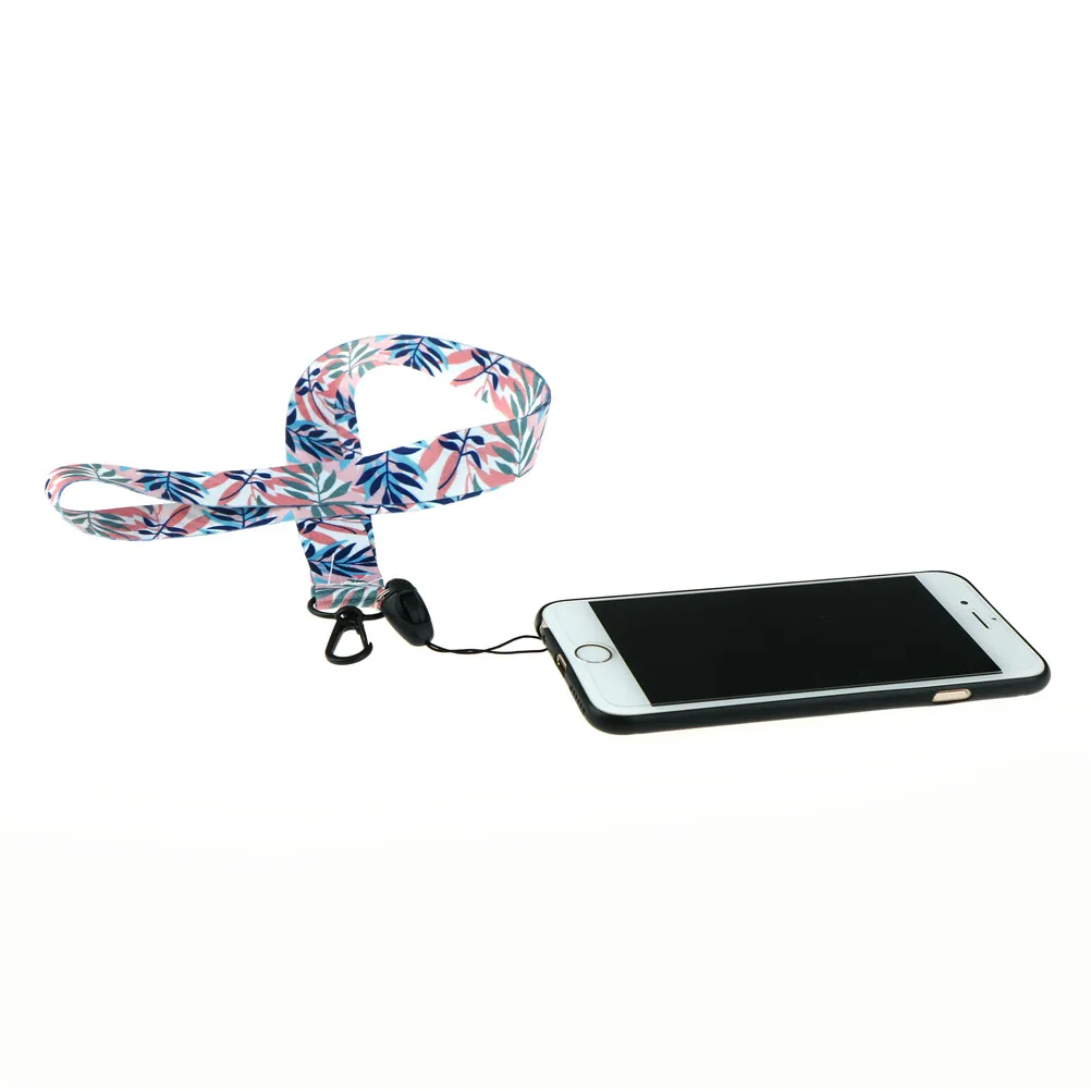 Leaves Neck Strap Lanyards for keys ID Card Gym Mobile Phone Straps USB badge Holder DIY Hang Rope Lanyard | Мобильные телефоны и