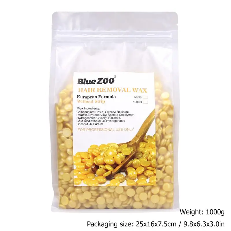 500 г восковые бобы для депиляции горячая пленка жесткий воск бикини удаление волос Bean женские мужские инструменты для бобов