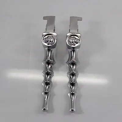 

Hydraulic Clutch Brake Levers 3D Skull Zombie Motorcycle For Honda Shadow VTX Steed Magna Sabre Chopper Cruiser Chrome
