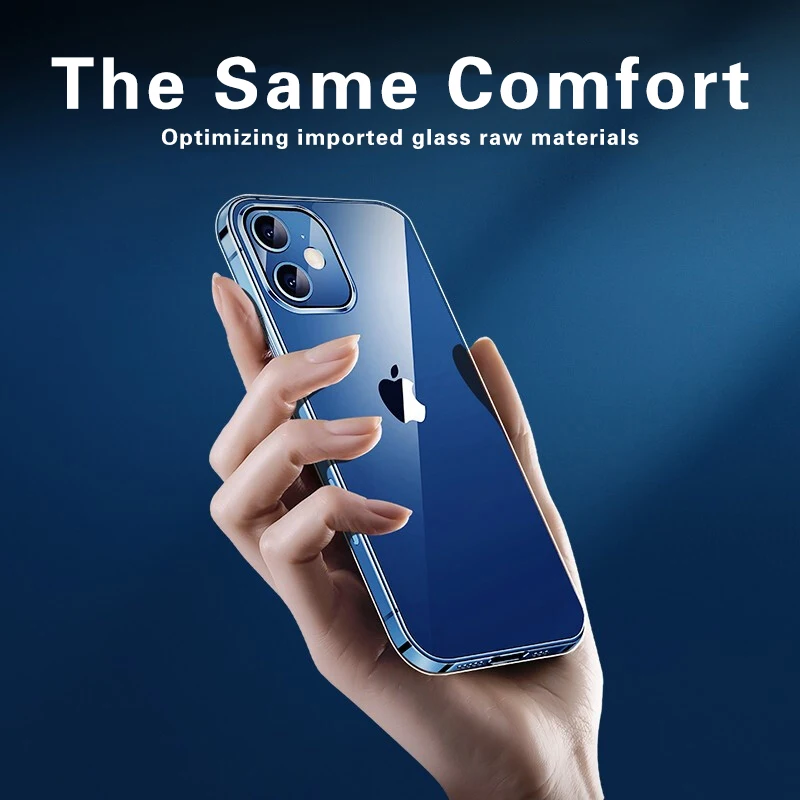 

Ultra Thin Clear Phone Case For iPhone 11 12 Case Silicone Soft Back Cover For iPhone 11 12 Pro XS Max X 8 7 6 Plus 5 SE XR Case