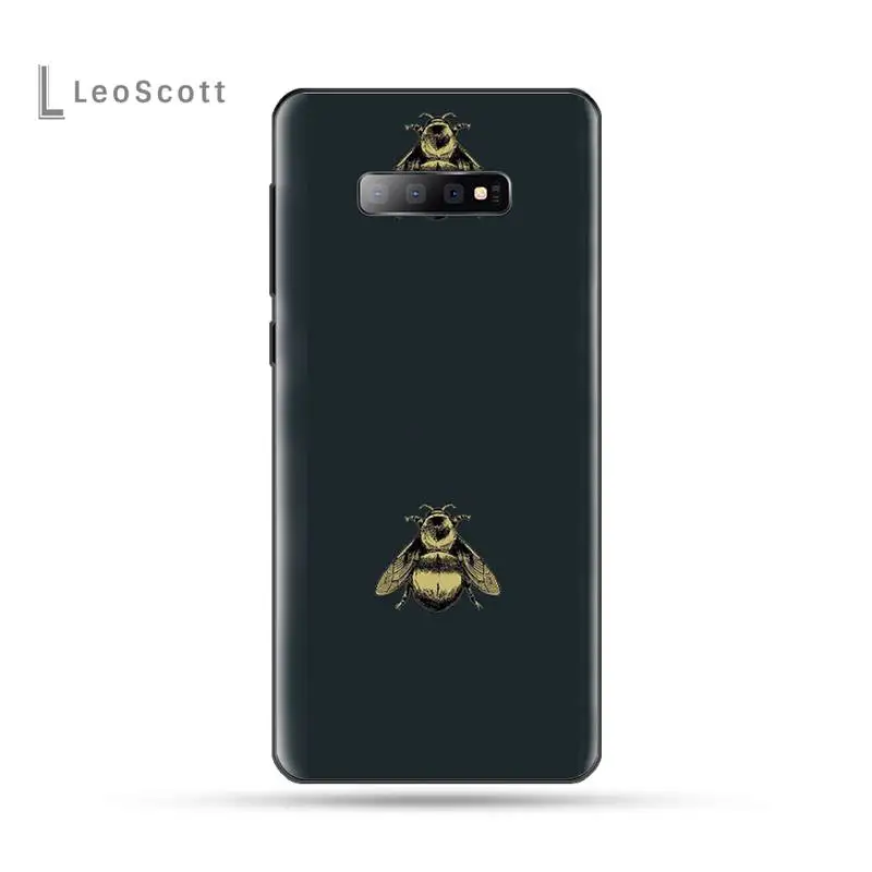 Роскошный черный мягкий чехол из ТПУ для Samsung S6 S7 edge S8 S9 S10 e plus A10 A50 A70 note8 J7 2017 |