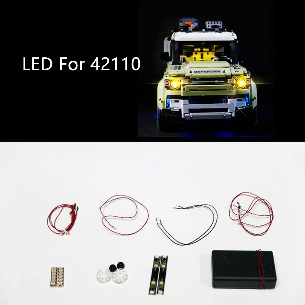 Комплект со светодиодной подсветкой для 42110 автомобильных строительных блоков с