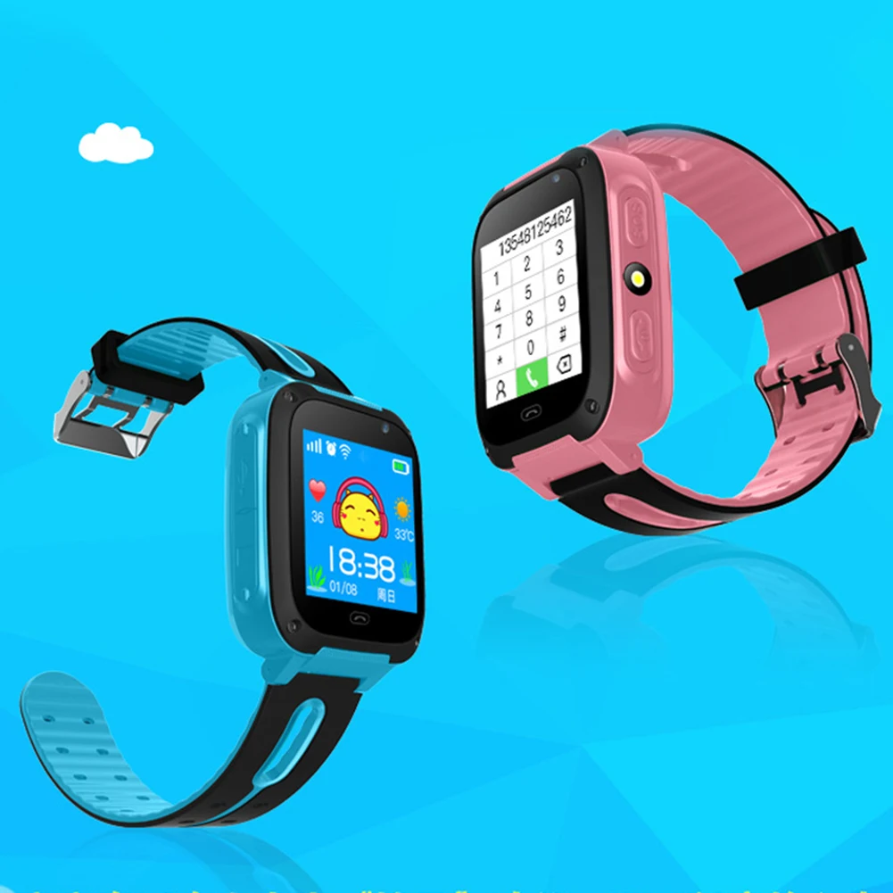 Лидер продаж для детей S4 водонепроницаемый сигнал SOS GPS локатор сенсорный экран