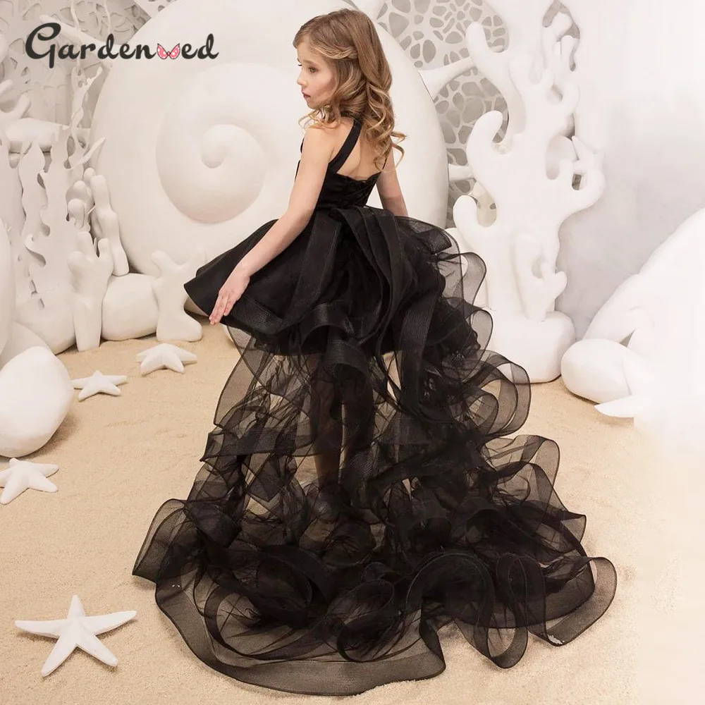 

Tulle Beading Princess Layers Puffy detachable Baby Wedding Party Kid Birthday Dress First Communion Gown Flower Girl Dresses