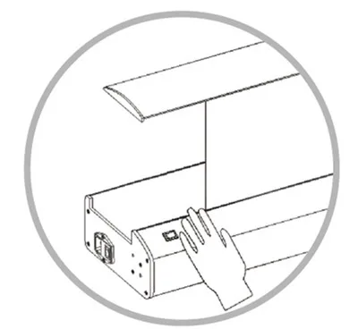 A2HALRU 16:9 формат HDTV моторизованный Электрический ALR пол поднимающийся проекционный экран для ультра короткого бросок проектор, Усть анти-светильник