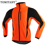cycling jacket men warm fleece winter outdoor jacket waterproof reflective mens long sleeve mtb road bike cycling jerseys coats