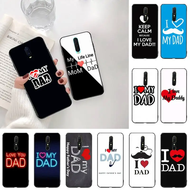 Чехол для телефона I love my dad чехол Oppo A5 A9 2020 Reno2 z Renoace 3pro Realme5Pro|Бамперы| |