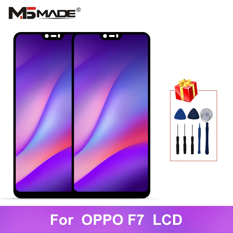 6 23 &quotоригинал для OPPO F7 LCD сенсорный экран дигитайзер CPH1819 дисплей запасные части