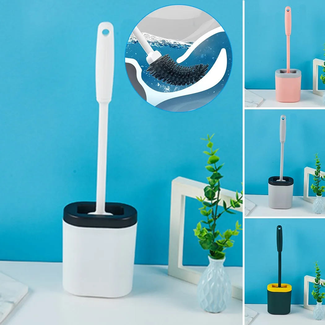 

Soft Toilet Brush Toilet Brush Wall-mounted Waterproof Bathroom Cleaning