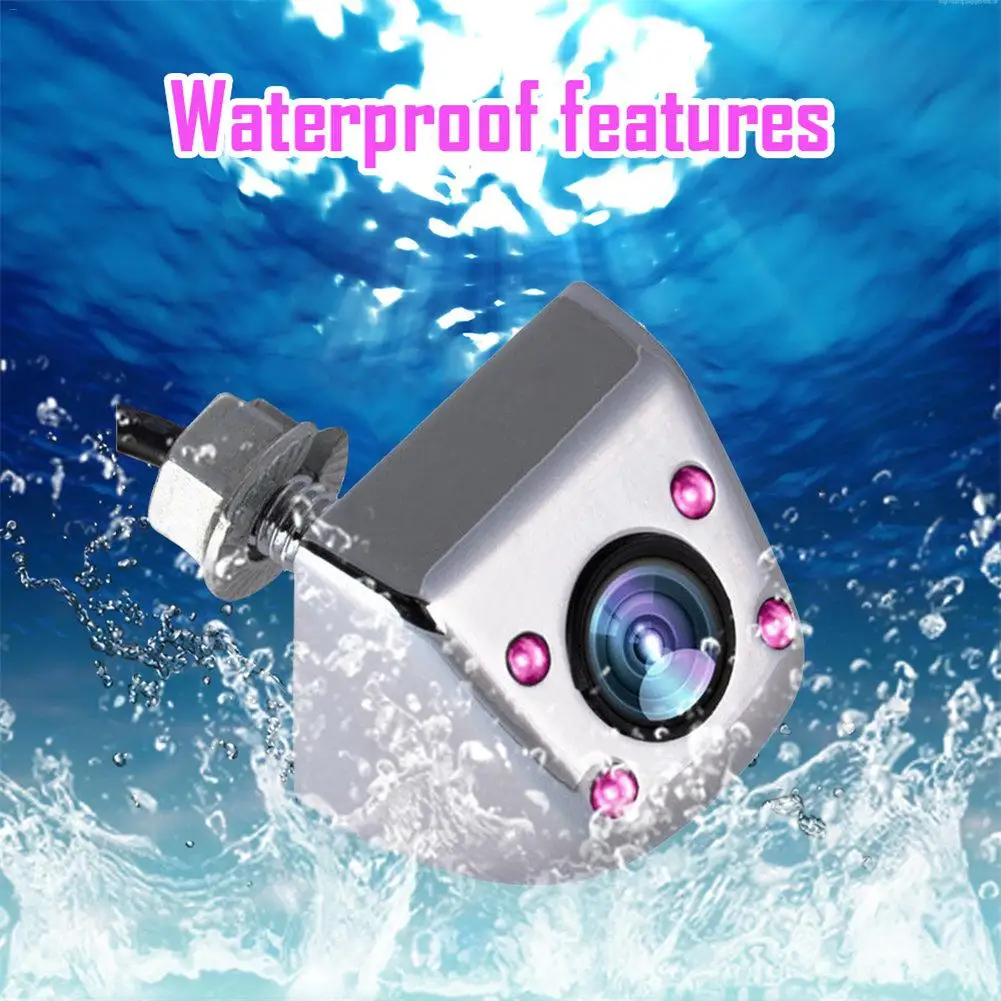 Автомобильная камера заднего вида 4 светодиодный Ночное Видение авто парковка