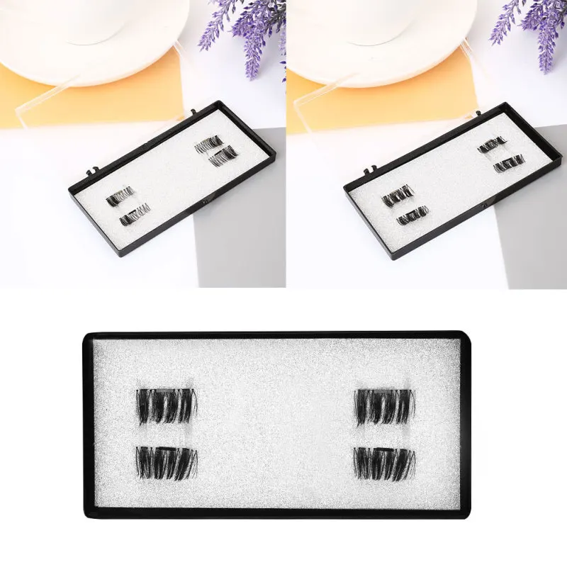 2 пары натуральные магнитные накладные ресницы|Накладные ресницы| |