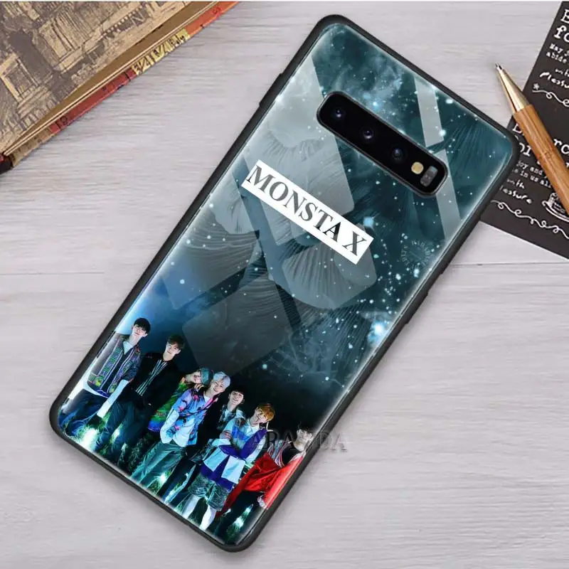 

Monsta X KPOP Boy Group Case For Samsung A50 A40 A70 A71 A51 A30 A10 A10S A20S M30S J4 J6 Plus Tempered Glass Phone Cover