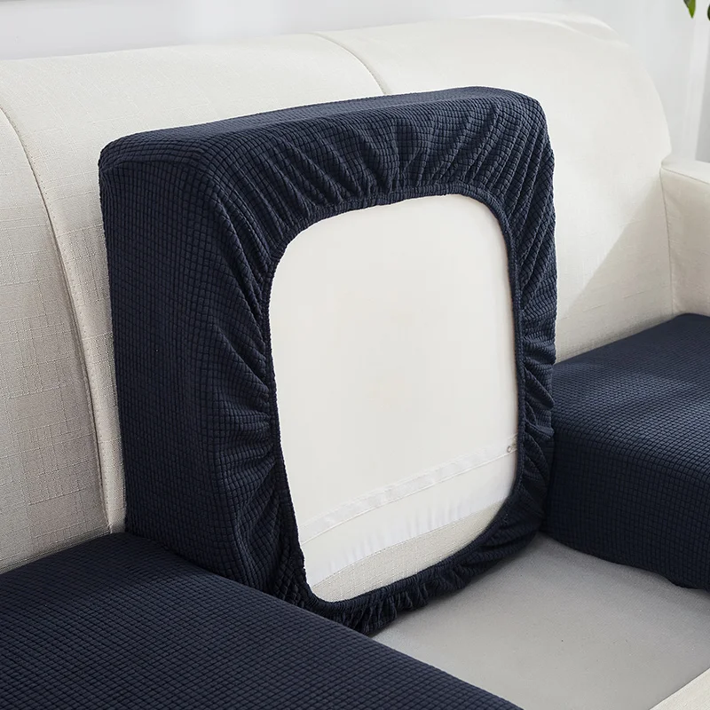 Чехол для дивана на сиденье эластичный однотонный защитный чехол детской мебели