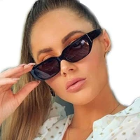 new vintage black square sunglasses women luxury brand small rectangle sun glasses female gradient clear mirror oculos de sol