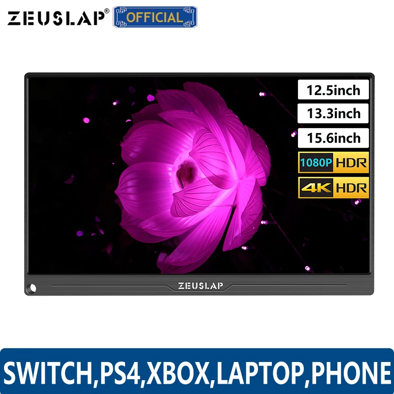 12," 13,3" 15," Тип C USB C HDMI DP 1080P 4K ультратонкий портативный монитор экран для переключателя, PS4, xbox, ноутбука, мобильного телефона