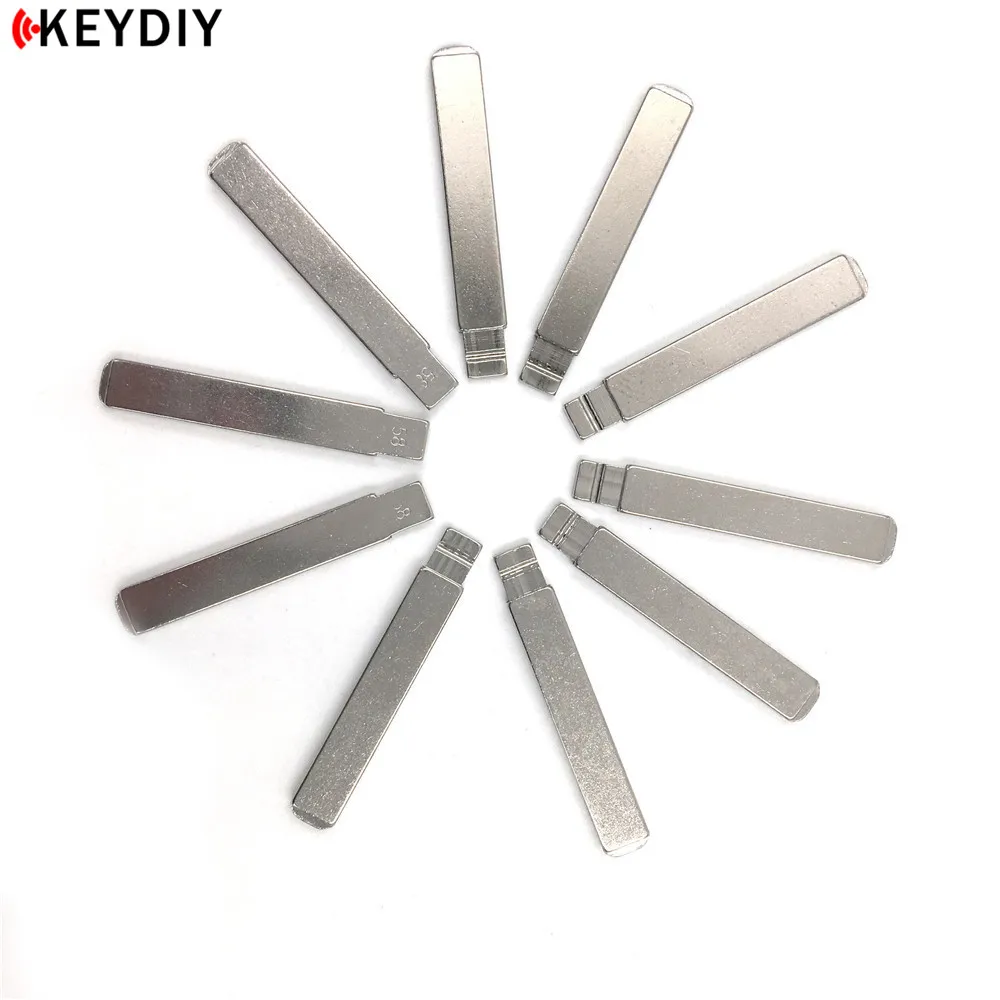 KEYDIY металлический пустой необработанный флип KD/VVDI/JMD дистанционный VA2 HU83 SX9 ключ