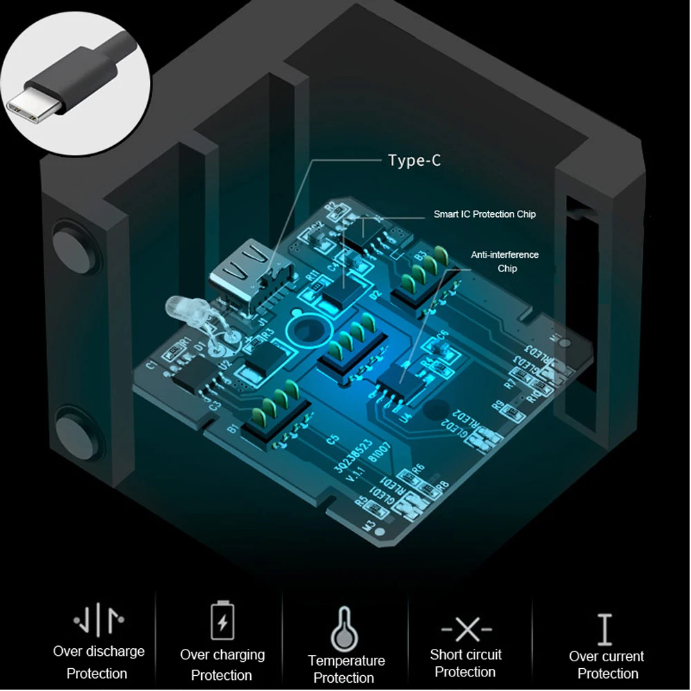 Аккумуляторная батарея для Go Pro Hero 7 и коробка хранения зарядное устройство GoPro 6 8