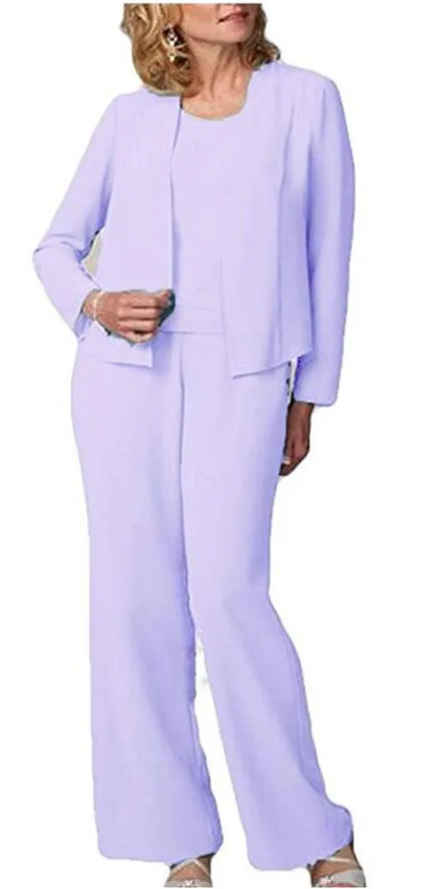 2019 короткая куртка костюм для мамы невесты размера плюс брючный из 3 предметов