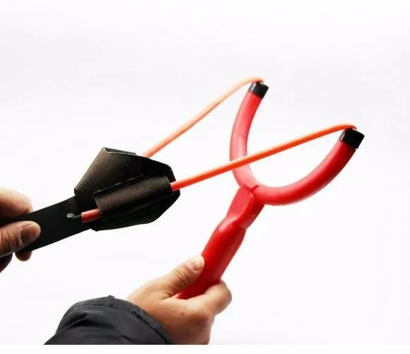 

1Pc Strong Power Bungee Rubber Band Slingshot Catapult Portable Fishing Bait Thrower Send Shot Outdoor Hunting Fishing Tools