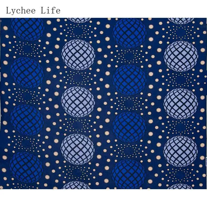 Lychee Life 1 ярд нигерийская анкарская африканская полиэфирная ткань настоящая