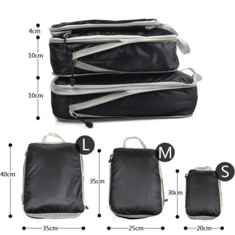 Комплект из 3 предметов сумка для хранения в путешествиях органайзер одежды