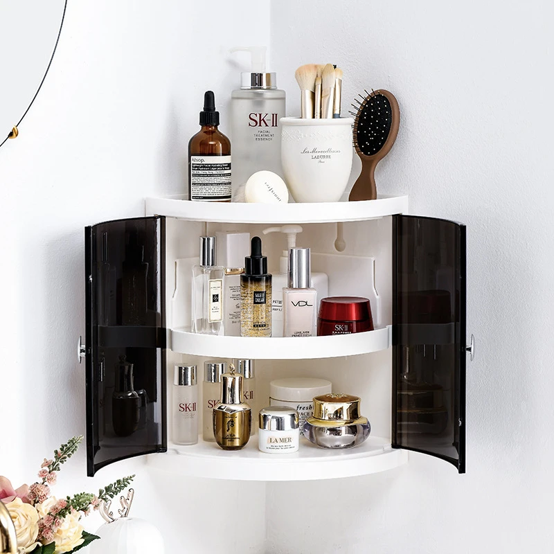 Угловой шкаф для хранения в ванной комнате полка туалете настенный угловой