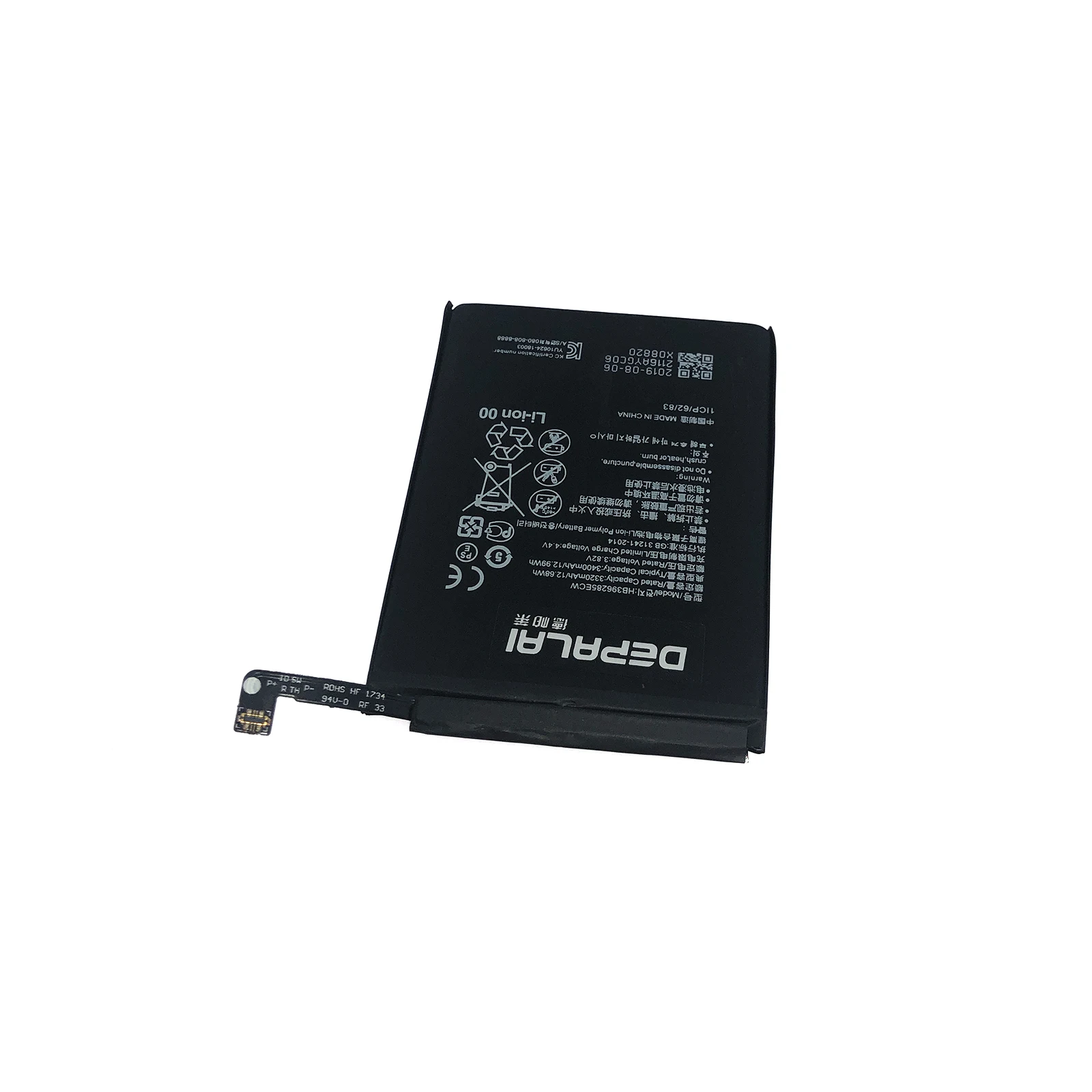 Сменная батарея 3400mAh HB396285ECW для Huawei P20 Honor 10 Искусственная фотография|Аккумуляторы