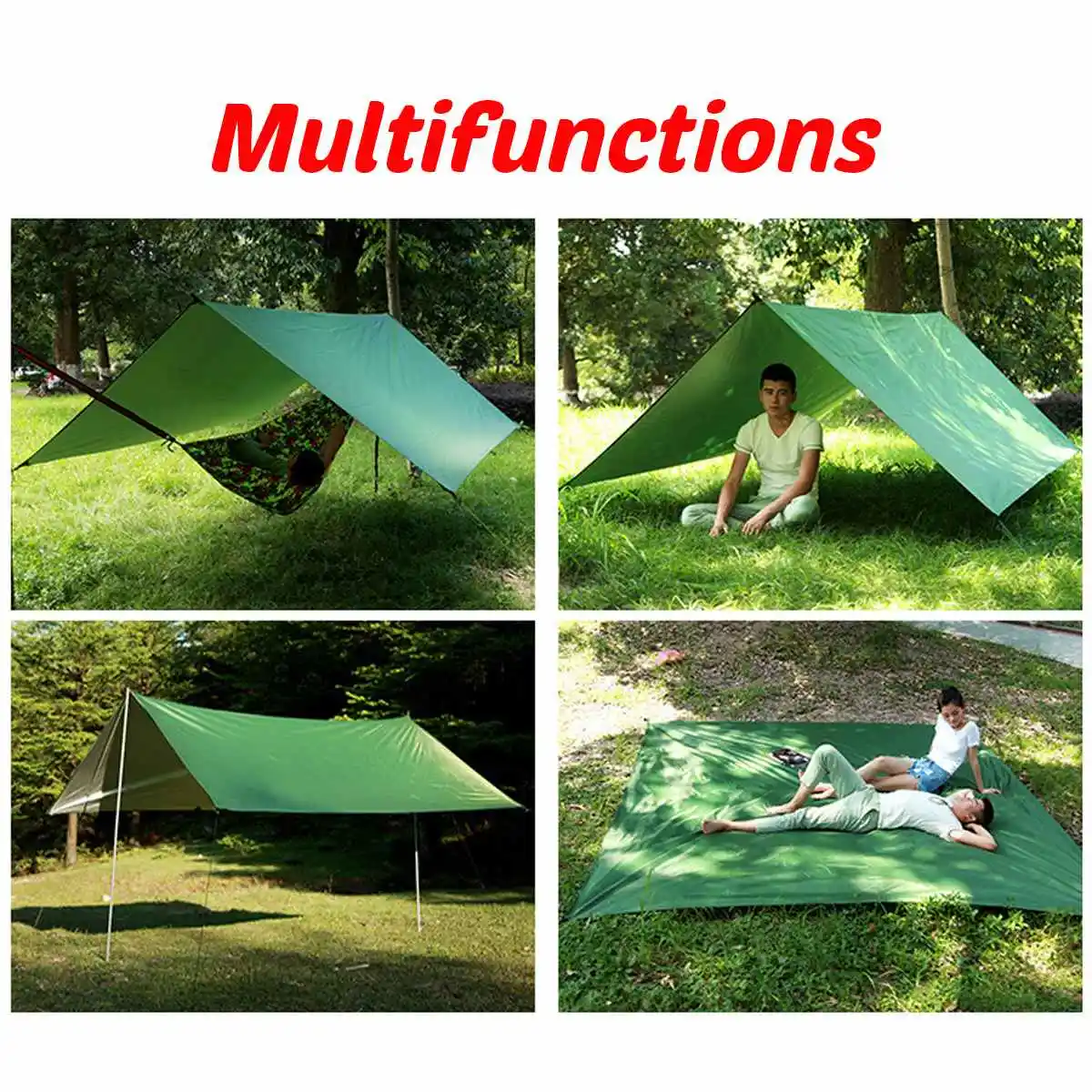 Легкий водонепроницаемый навес брезентовый тент садовый шатер от солнца дождя и