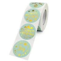 christmas stickers roll 500 labels round decorative stickers sticker labels christmas merry christmas stickers cute stickers for