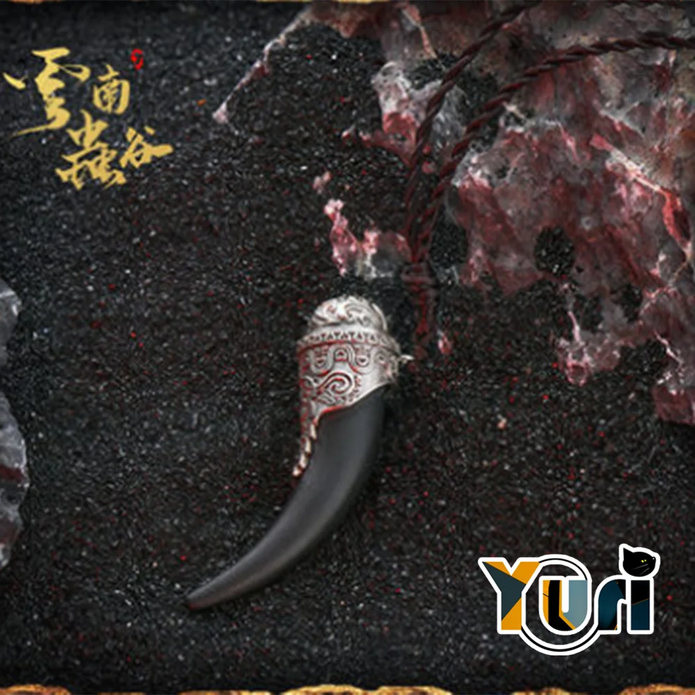 Yuri аниме Юньнань долина Ху Бэй ожерелье для женщин мужчин тибетский серебряный