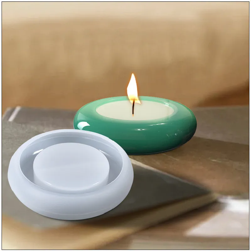 

NEW Oval Candle Holders Silicone Candle Mold Handmade Storage Rolling Tray Silicone Mold diy Jewelry Epoxy mould For Resin Craft