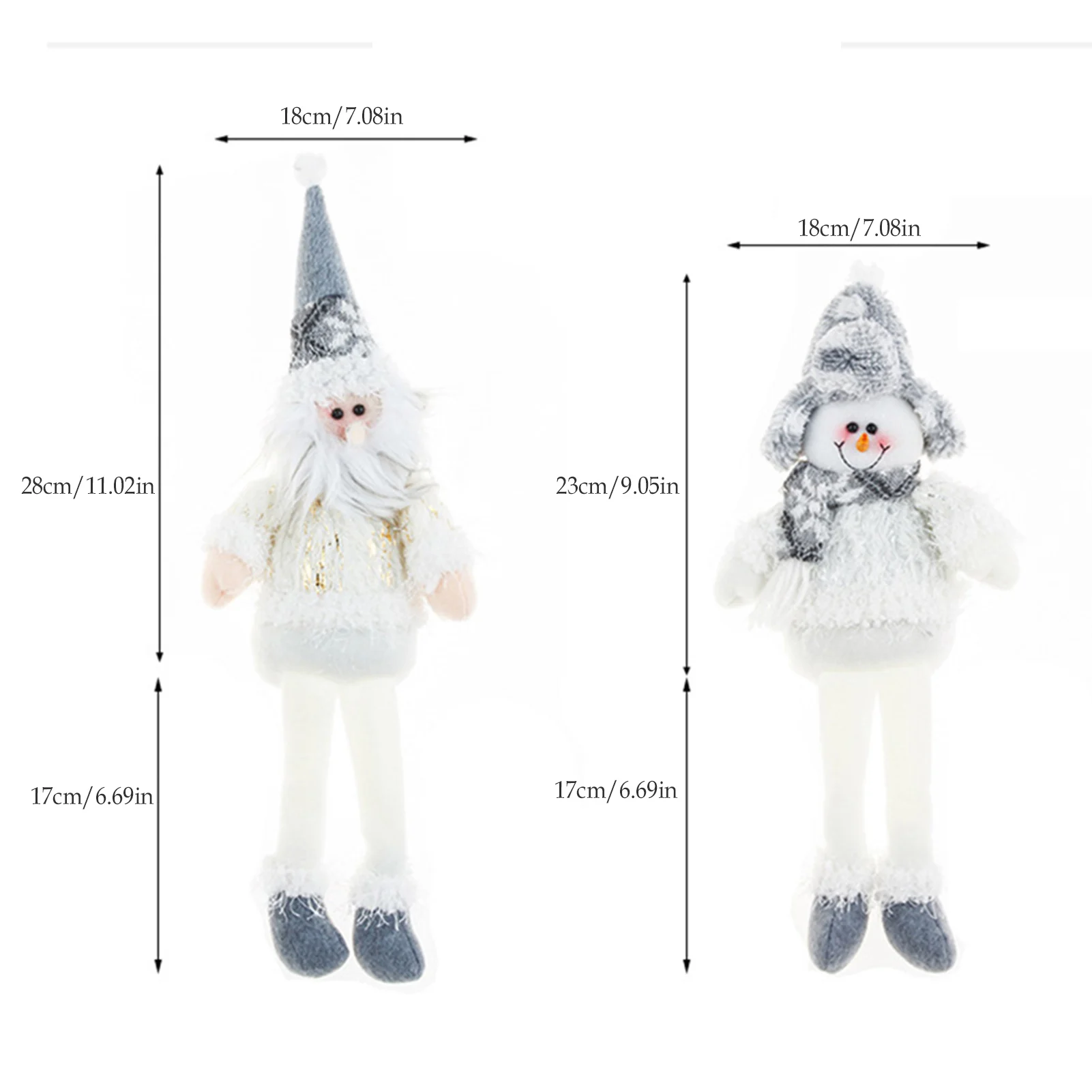 

Christmas Ornament Lovely Snowman Old Man Plush Doll Toys Christmas Tree Home Decoration Plush Dolls Toys Gifts For Kids Girls