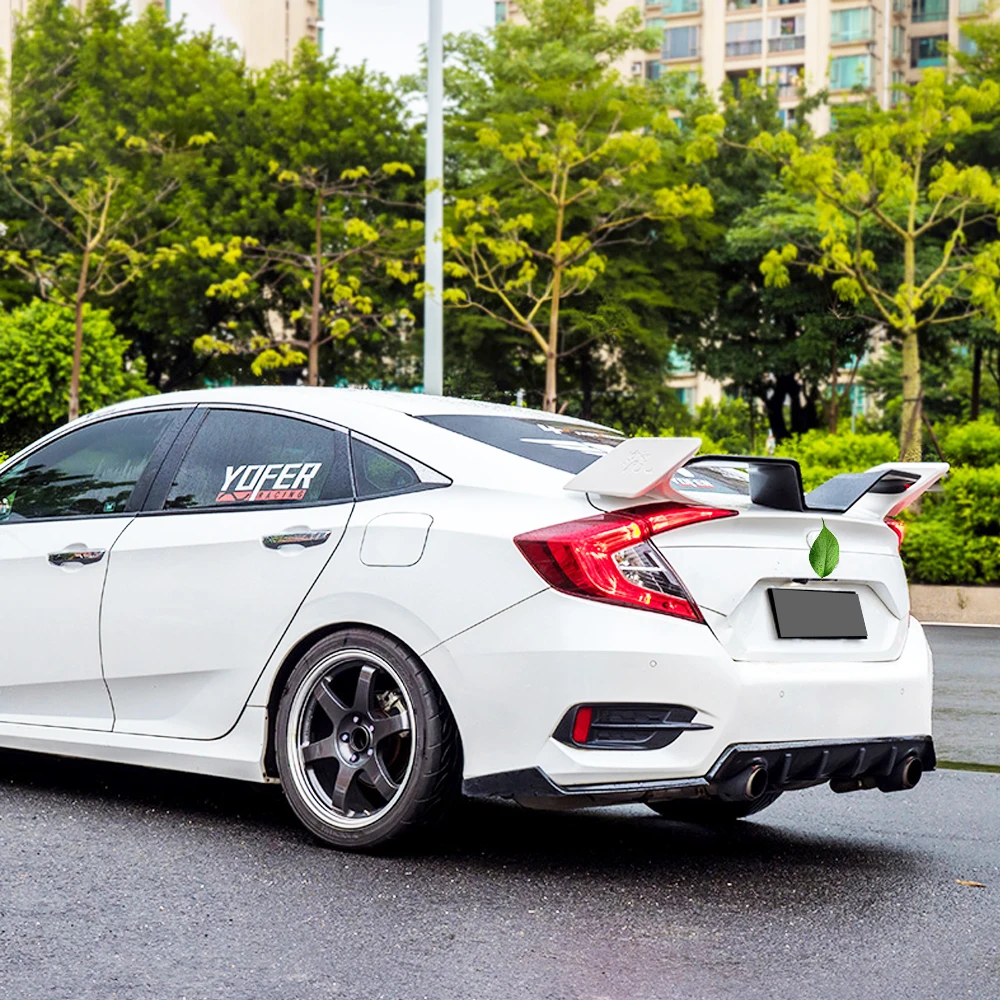 Оптовая продажа качественных крыльев спойлера из АБС-пластика для Civic Sedan 4D 2016 2017