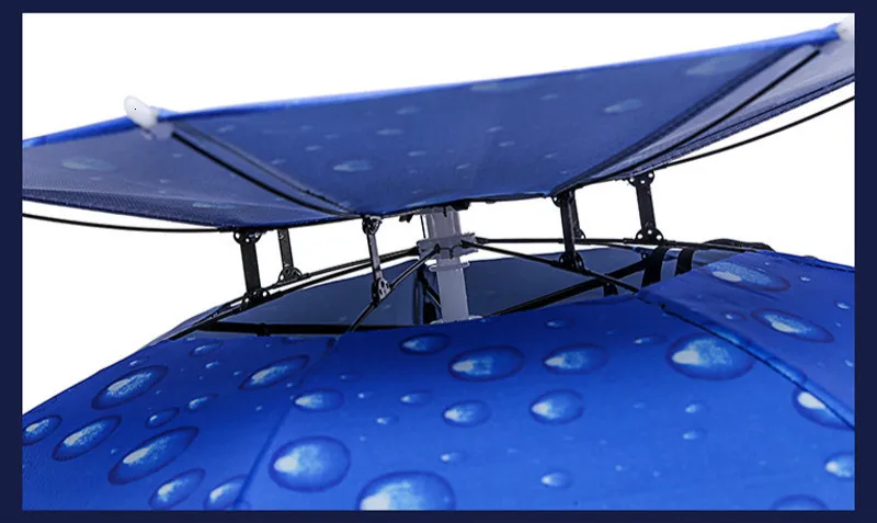 Двухслойная ветрозащитная Водонепроницаемая шапка-Зонтик для рыбалки верховой