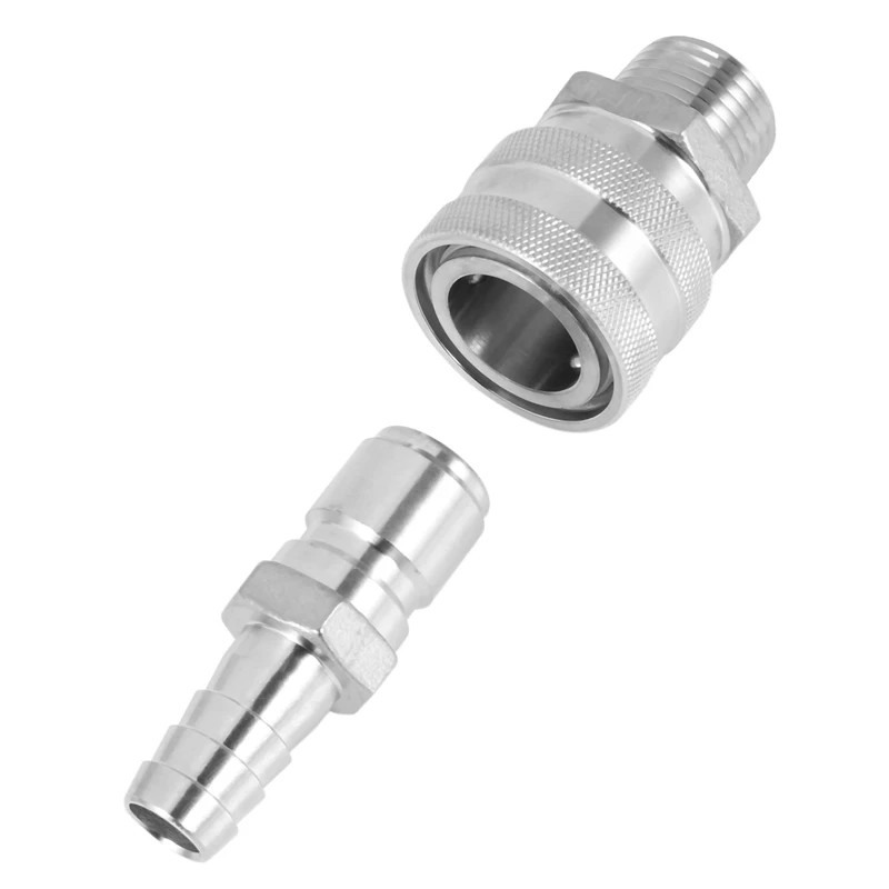 

Brewing Adapter 1/2in Female Thread Stainless Steel Quick Connector Adapter for Brewing Beer Quick Connector