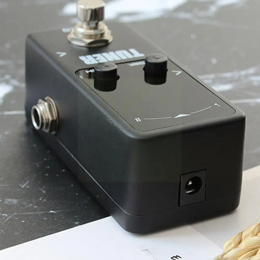 

Хроматическая Гитара педаль тюнера со светодиодным дисплеем, педаль с эффектами True Bypass для музыкальных инструментов, аксессуары C5a5