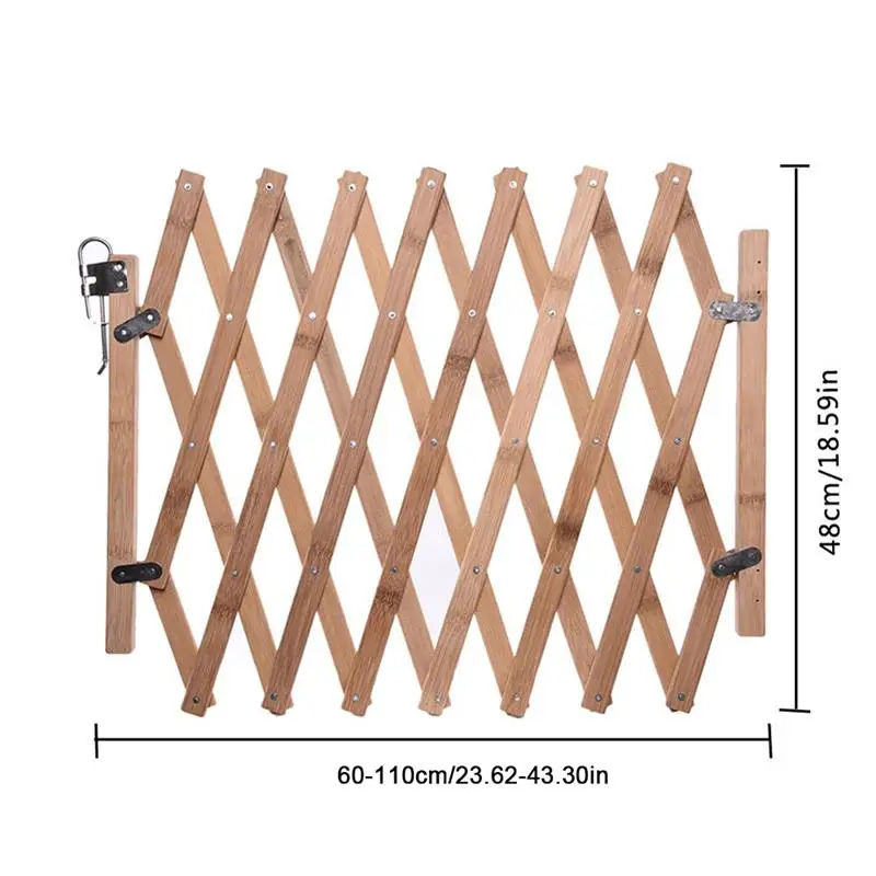 Выдвижная регулируемая раздвижная дверь для домашних животных деревянная