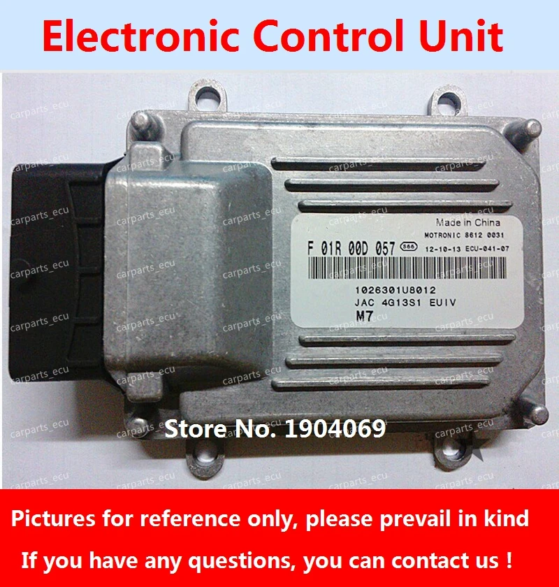 

Электронный блок управления ECU F01R00D056 F01RB0D056 1026301U8010 M7 F01R00D057 F01RB0D057 1026301U8012 DA4G13 для JAC Tojoy Car