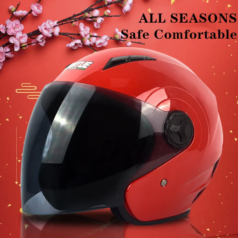 Мотоциклетный шлем полу Интегральная покрытые персонализированные половина 3/4