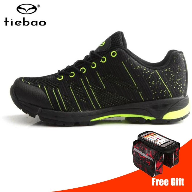 Tiebao велосипедная Обувь zapatillas de ciclismo MTB велосипедный профессиональный спортивный самоблокирующийся обувь мужская обувь для отдыха - Цвет: add bag