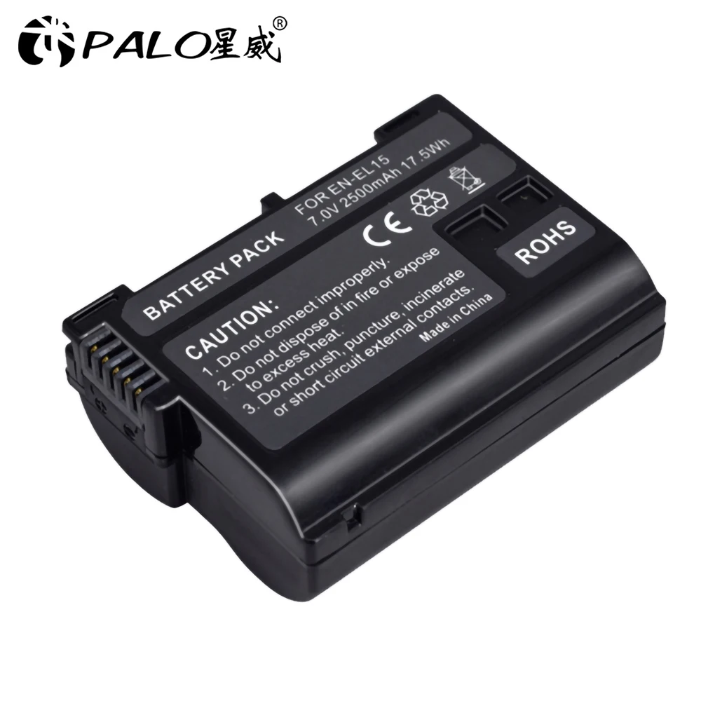 PALO RU EL15 EN EL15A ENEL15 Батарея + ЖК дисплей USB Зарядное устройство для Nikon D500 D600 D610 D750 D7000