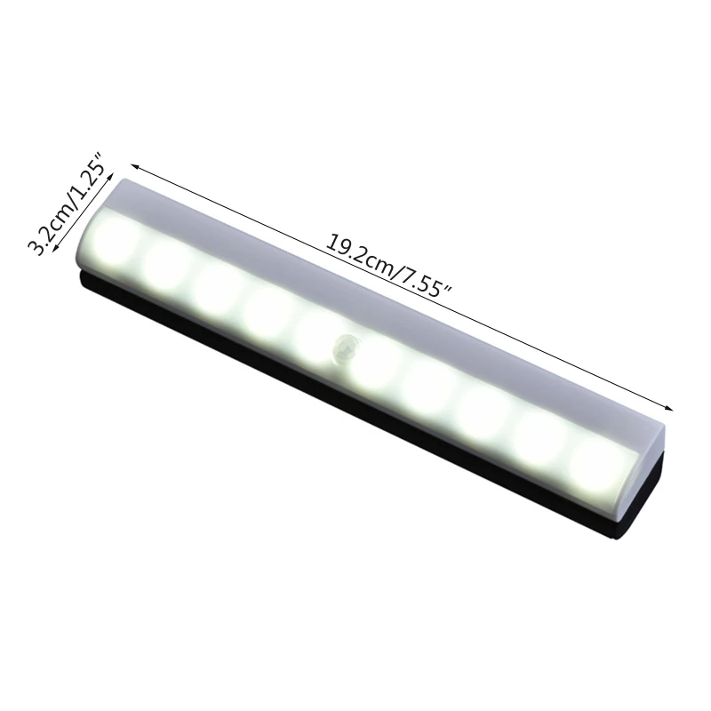 

Creative Intelligent Sensor Strip Wardrobe Night Light Human Induction Lamp LED