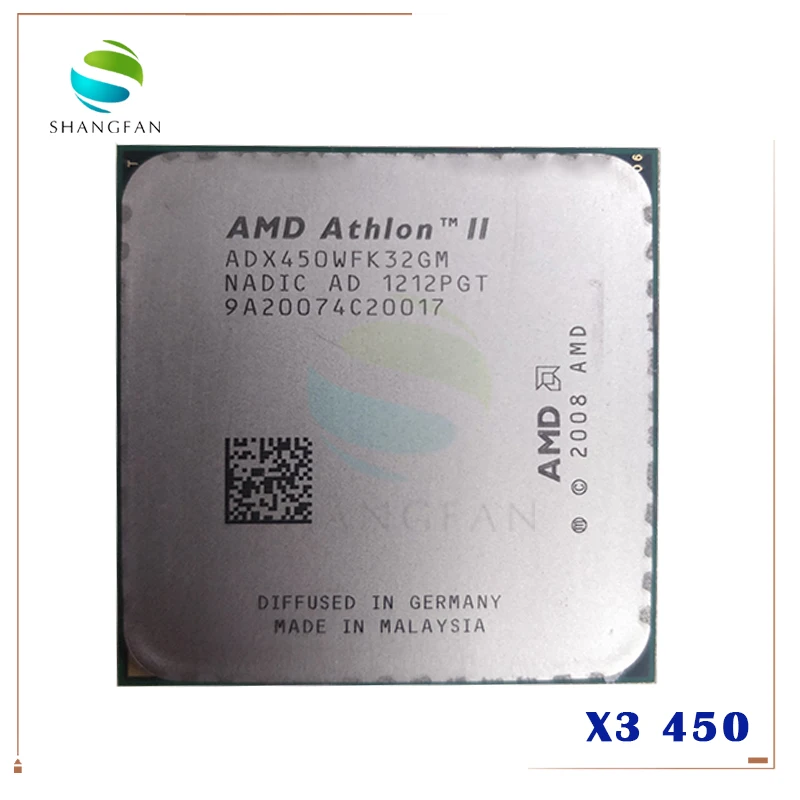 Трехъядерный Процессор AMD Athlon II X3 450 3 2 ГГц ADX450WFK32GM разъем AM3 938pin|athlon ii x3|athlon x3 450amd