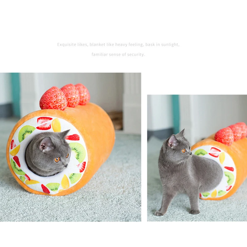 Хлопковая кровать для питомца забавная Милая моющаяся кошек и собак в форме